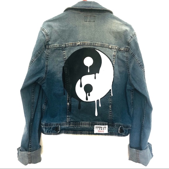 Coats | Ghanda Denim Jacket Vintage 